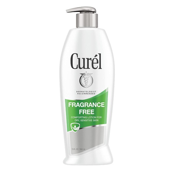 Curel Daily Moisture Fragrance-Free Lotion For Dry Skin 13 oz (Pack of 3)