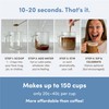 Nummy Creations 150 cup Vanilla Instant Caffeine-Free Coffee Alternative with