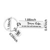 Drive Safe I Need You Here with Me Keychain for