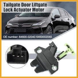 Partuto Rear Door Liftgate Tailgate Lock Trunk Latch Actuator Assembly for Toyota Corolla 2009-2013 Replace of 64600-02040 6460002040 Luggage Compartment Lock Replacement