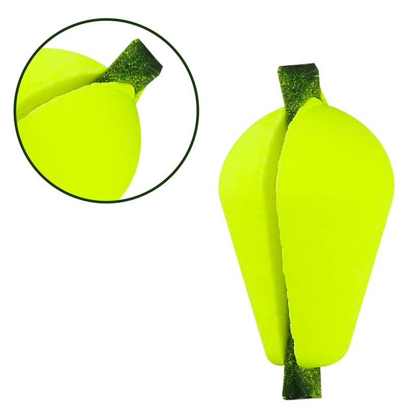 Bojueshaw 15pcs Float Foam Water Drop Strike,Fishing Bobbers Floats,Fly Fishing