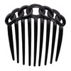 Caravan French Twist Comb, Black/Matte Black