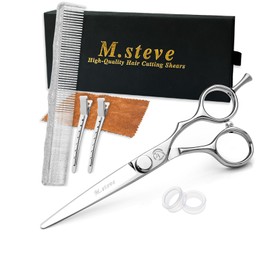 Hair Cutting Scissors 6",Hair Scissors Professional with Extremely Sharp blades,Stainless Steel Barber Scissors,Hair Shears for Salon/Home Use