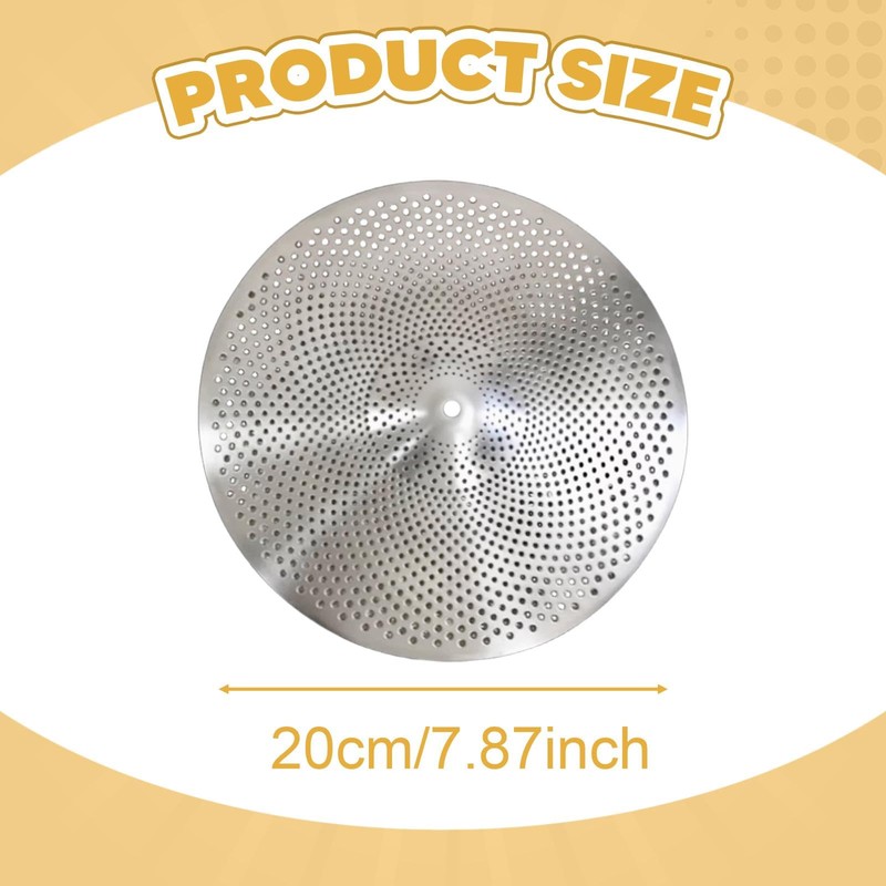 DeeRace 2025 Mute Low Volume Cymbal High Hat Crash Ride