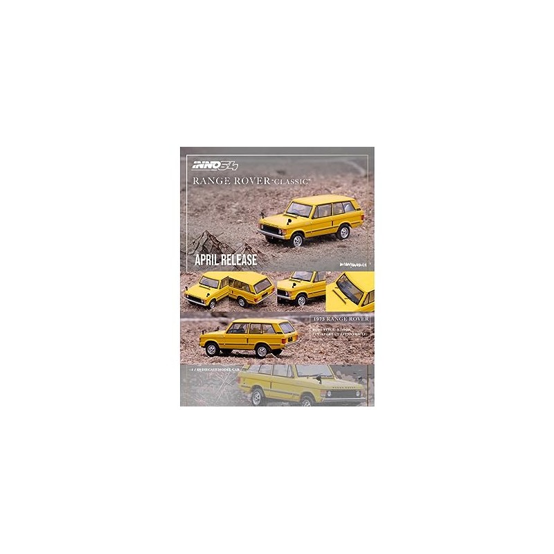 Inno Models 1/64 Range Rover Classic Sunglow Yellow Finished Product