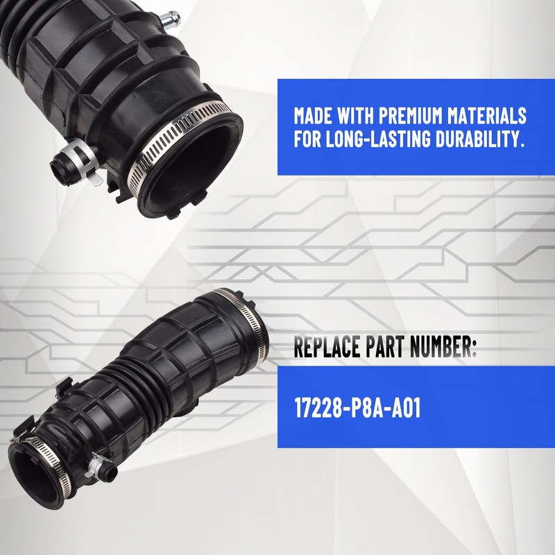 17228-P8A-A01 Air Intake Hose Tube Compatible with Honda Accord EX