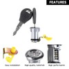 Yollky Front Left Right Door Lock Cylinder Set with Key