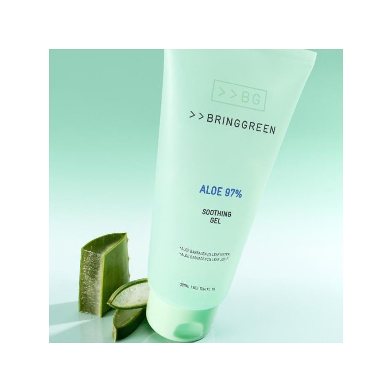 BRING GREEN Aloe 97% /Pink Aloe 96% Soothing Gel 300ml,