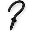 Hulless 100 Pcs 1/2 Inch Metal Cup Hooks Ceiling Screw