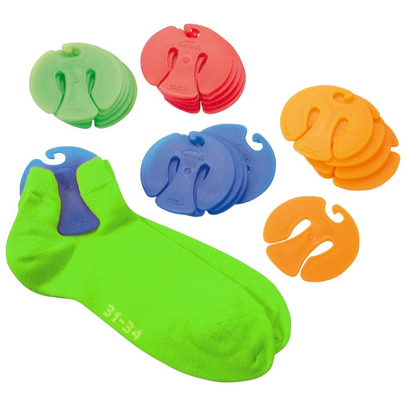 Outlook Design Italia VHA0100100 Sock Clips Set of 20 Multi-Coloured