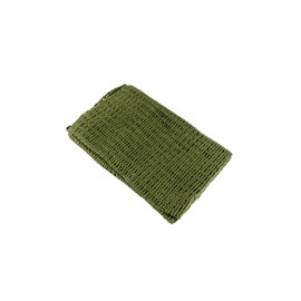 Web-tex Scrim Net Scarf 1m x 1m (39" x 39") – Tactical Cotton Military Face Cover Wrap, Lightweight Breathable Outdoor Scarves for Dust, Wind & Sun, Cold Night Protection – Olive