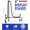 4 Pack Iron Display Stand 4 Inch Easel Plate Display