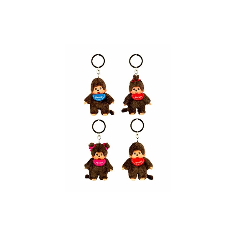 Monchhichi Classic Plush Keychain - Super Soft Collectible