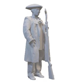 Unbranded Resin printed Revolutionary Soldier - HO Scale
