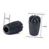 Kisangel 8pcs Trekking Cane Tips Rubber Protectors for Hiking Poles