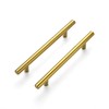 Ravinte 5 Pack 7.38" Cabinet Pulls Brushed Brass Stainless Steel