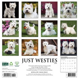 Westies 2026 12" x 12" Wall Calendar