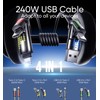 New - MAGIC JOHN 4 in 1 Charging Cable 240W