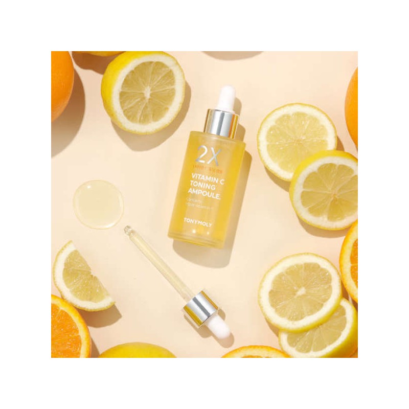 (Recommended) 2X Vitamin C Toning Ampoule (Snail Pack) Moisture Whitening