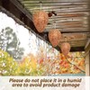 DECYOOL 6 Pack Paper Wasp Nest Decoy Hanging Wasp Nest