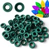 C7&C9 Christmas String Lights（E12&E17）Candelabra Green Rubber Socket Seal O-Ring （150
