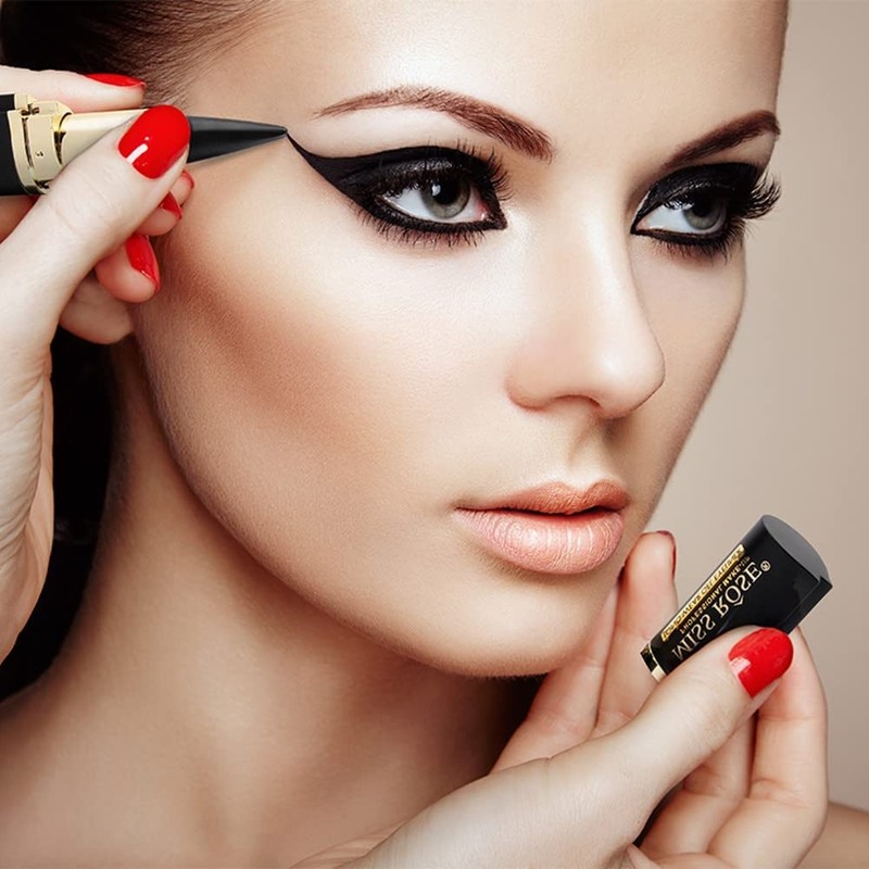 Mysense Dark Brown Gel Eye Liner Sticks Smooth Matte Coffee