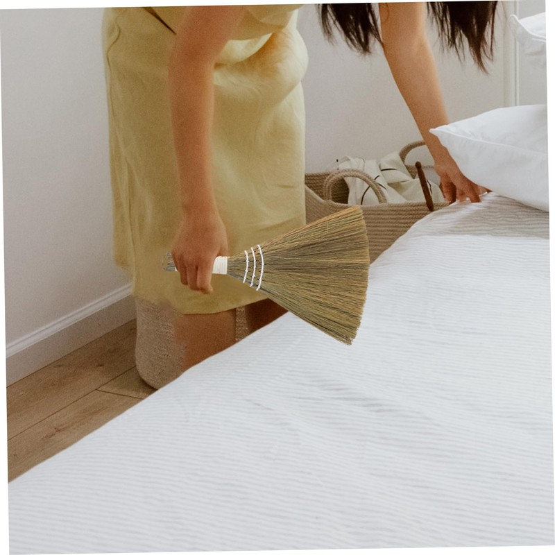 ULTECHNOVO Small Handheld Whisk Broom for Indoor Cleaning Lightweight Ergonomic