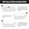 MIFXIN Waterproof Sofa Covers Set 1+2+3 Seat for Living Room