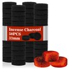 MAQIHAN 50PCS Incense Charcoal Briquettes - Charcoal Tablets Incense Burner