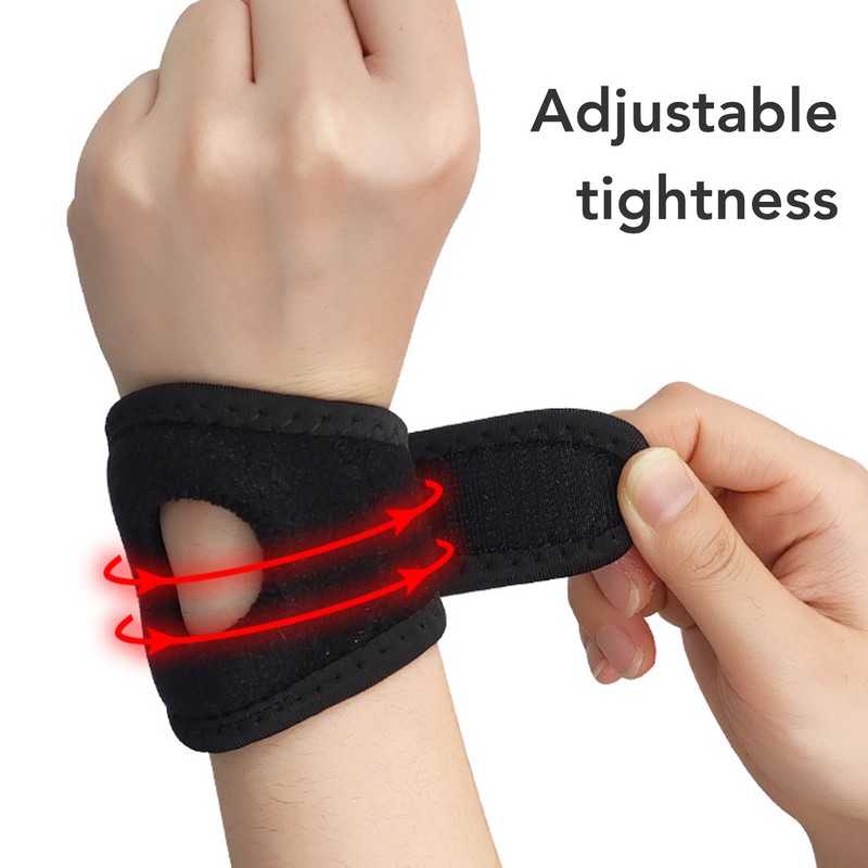 1 Pair Wrist Brace for Carpal Tunnel with Silicone Shockproof
