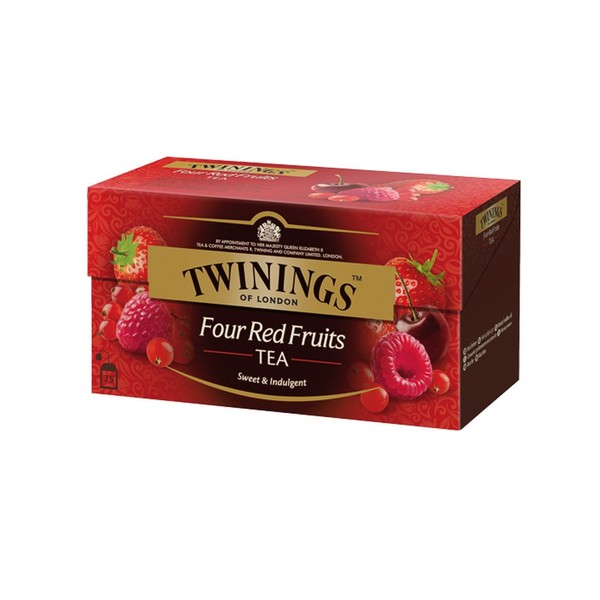 Twinings Four Red Fruits Tea (25 Tea Bags 50g / 1.8oz.)