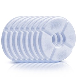 8-Pack Cat Water Fountain Filters, Replacement Filter for 81oz/2.4L Cat Fountains, Fit Water Dispenser Automatic Pet Dog Cat Fountain Filter