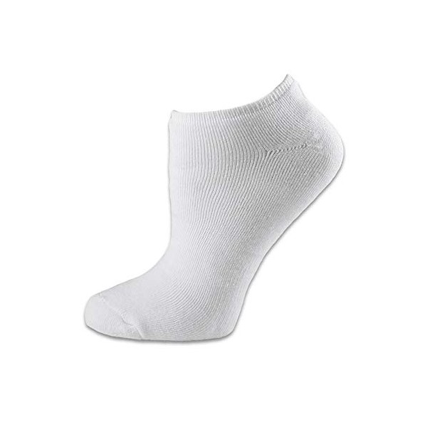 Maggie's Organics Athletic Crew Socks, White (Pack of 3) Size