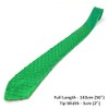 Cadoline Green Mens Sequin Polyester Fancy Dress Tie 38 x