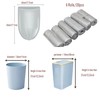4 Gallon Bathroom Trash Bags,6 Rolls 120pcs Small Trash Garbage