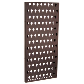 Angelynn's Wall Mounted Earring Holder Organizer for Stud Dangle Pierced Earrings, Hanging Closet Jewelry Storage Rack, Michelle Rubbed Bronze