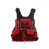 Outdoor Fishing Vest Life Jacket with Whistle Multi Pocket Flotation