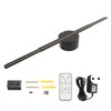 3D Hologram Projector Fan Ultra HD 266 LED Support Phone