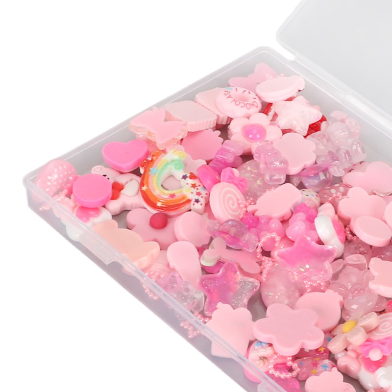 120Pcs Fake Candy Set Plastic Cute Mixed Assorted Sweets DIY