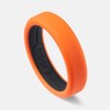 The Ridge 6mm Beveled Silicone Ring Set - Basecamp Orange