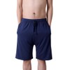 TEERFU Mens Twin Pack Lounge Shorts Stretch Jersey Sleep Night