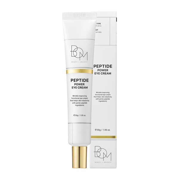 bom COSMETICS Peptide Power Eye Cream 1.05 Fl Oz, Penta-Peptide