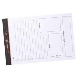 FUNOMOCYA Desk Planner Tear Off Planner Notepad for Planning Daily Desk Notepad Hourly Schedule Planning Pad Schedule Organizer Memo Pads Tear-Off Note Pad Portable Paper Schedules Student