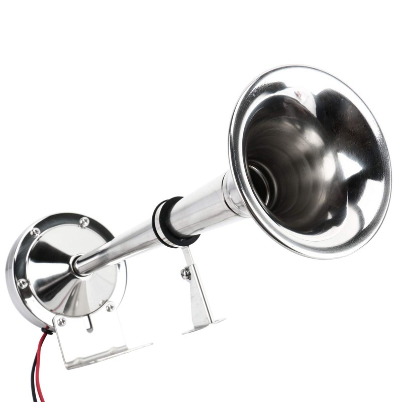 Amarine Made 12v Marine Boat Horn 115db Stainless Steel Single