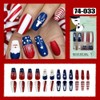 Independence Day Press on Nails Medium Coffin Fake Nails with