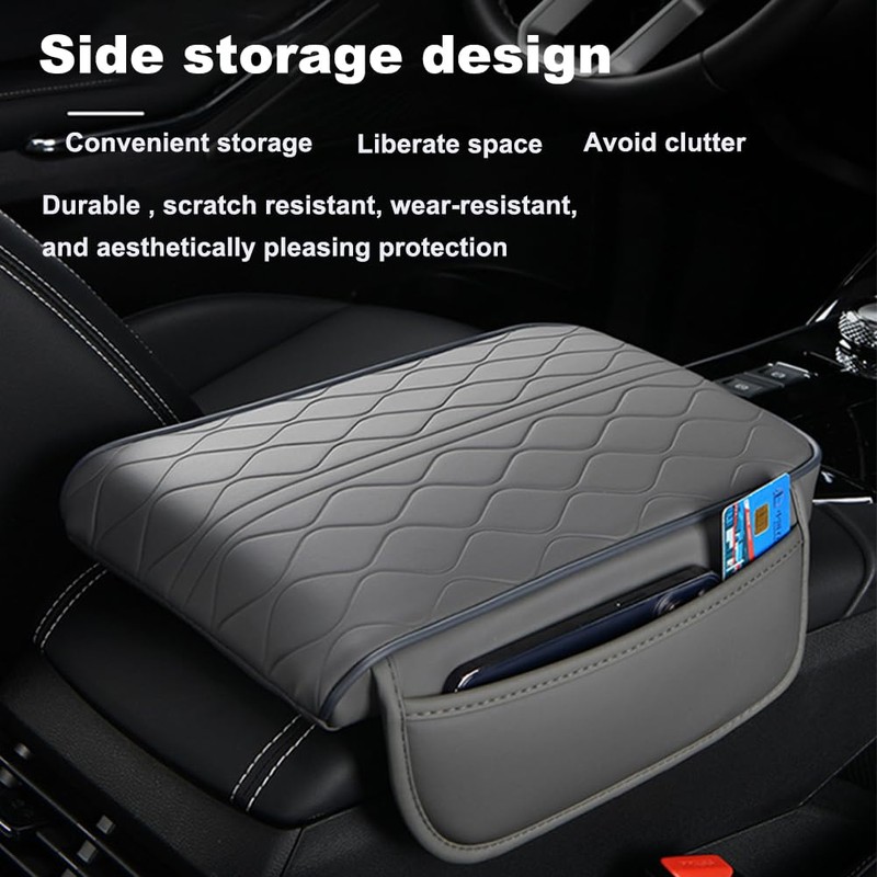 New Universal Car Center Console Cover with Side Pockets -