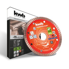 KWB KWB 721140 Aggresso-Flex Diameter 115 x 22 mm Red
