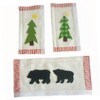CORHAD 3Pcs Christmas Tree Black Bear Handle Covers Decorative Fridge