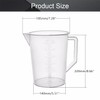 Othmro 3000ml Plastic Measuring Cup, Graduated Beaker Large 3L Measuring