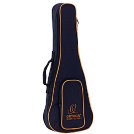 Ortega Guitars Economy Series Bag - Tenor Ukulele Bag - Height 68 cm - With Shoulder Straps - Nylon, Black (OUBSTD-TE)